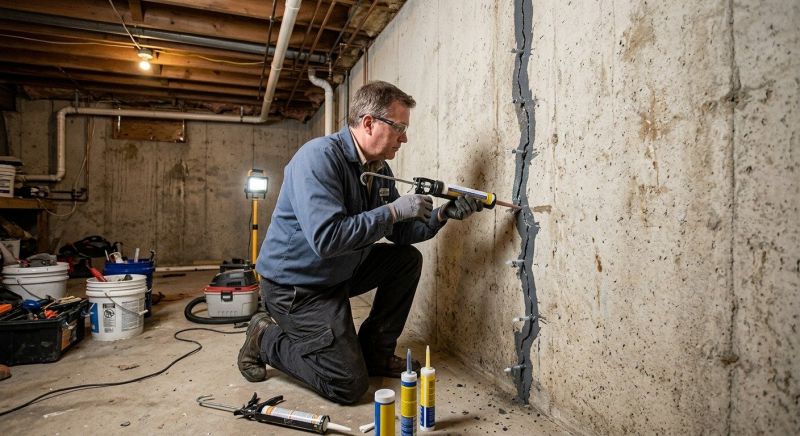 Basement Crack Repair in Enterprise, AL