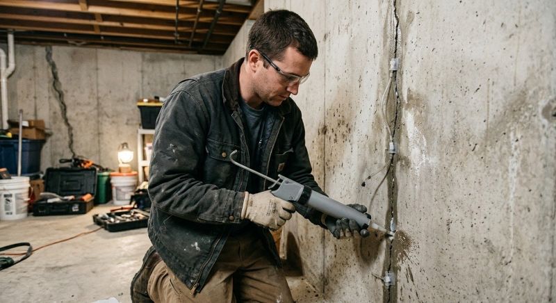 Basement Crack Repair in Enterprise, AL