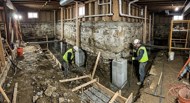 Basement Underpinning in Enterprise, AL