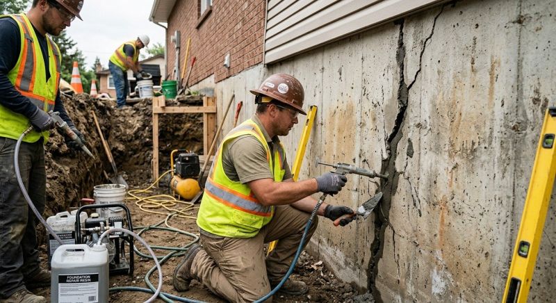 Cracked Foundation Repair in Samson, AL