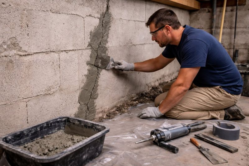Foundation Crack Repair in Elba, AL