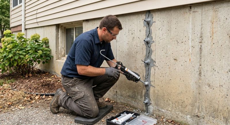 Foundation Crack Sealing in Enterprise, AL
