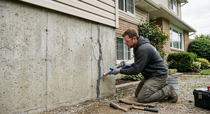 Foundation Crack Sealing in Enterprise, AL