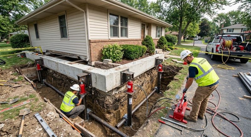 Foundation Jacking in Elba, AL