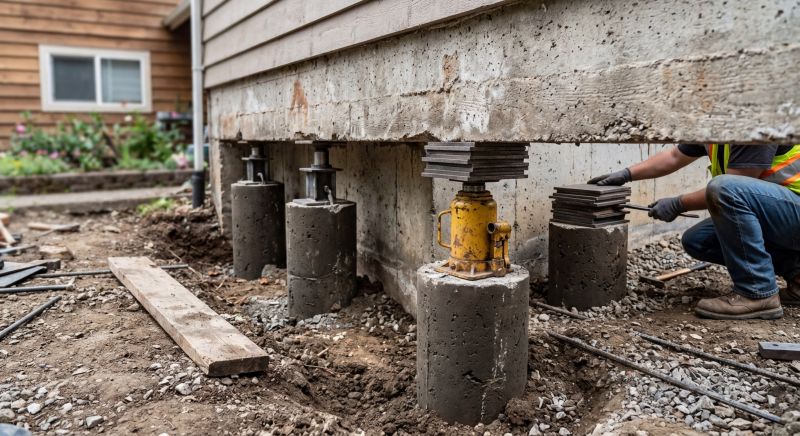Foundation Pier Leveling in Enterprise, AL