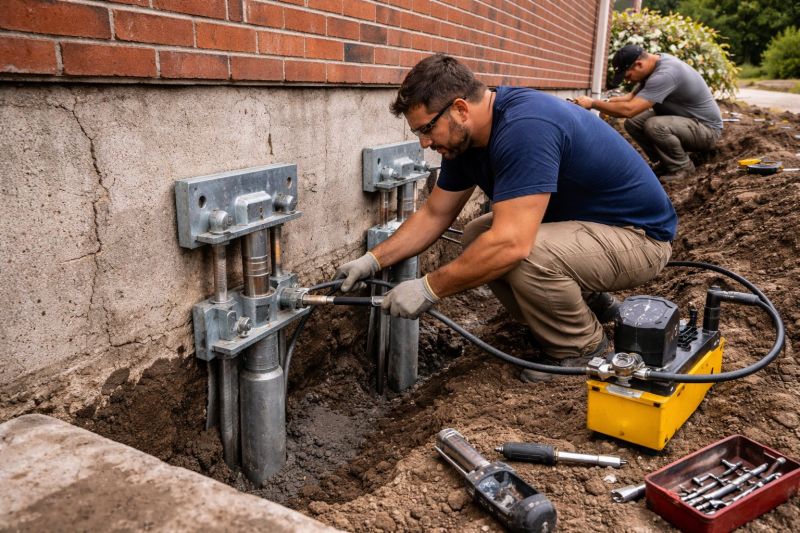 Foundation Pier Repair in Enterprise, AL