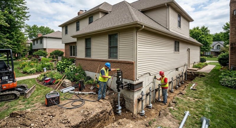 Helical Piers Installation in Enterprise, AL