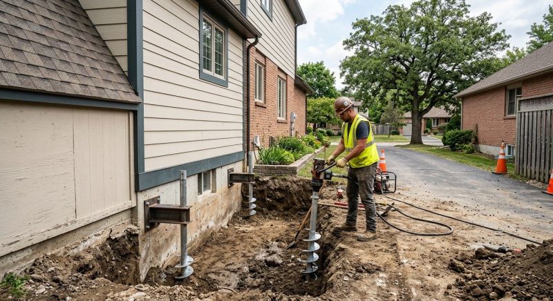 Helical Piers Installation in Enterprise, AL