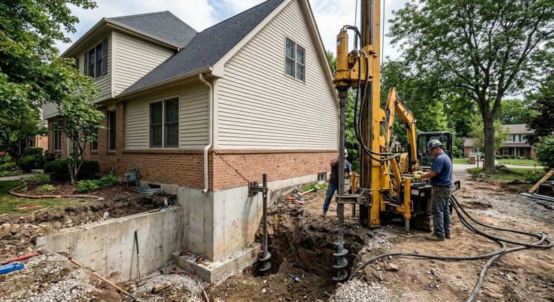 Helical Piers Installation in Enterprise, AL
