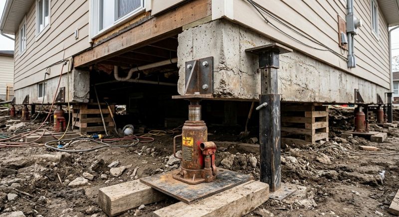 Sinking Foundation Lifting in Enterprise, AL