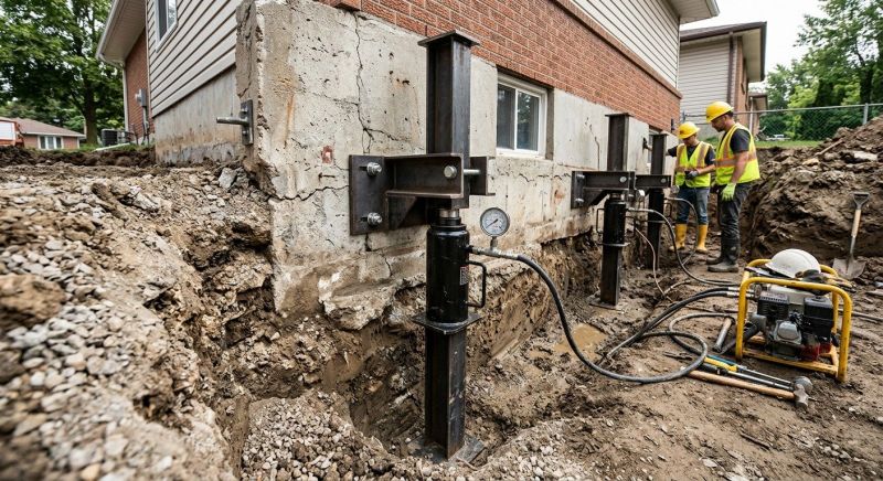 Sinking Foundation Lifting in Enterprise, AL