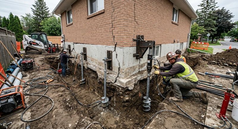 Sinking Foundation Repair in Jack, AL