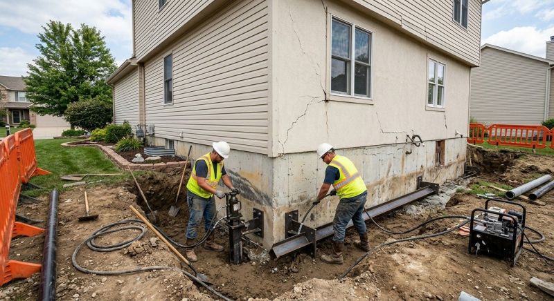 Sinking Foundation Repair in Samson, AL