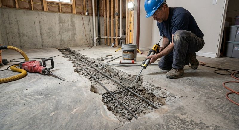 Slab Foundation Repair in Enterprise, AL