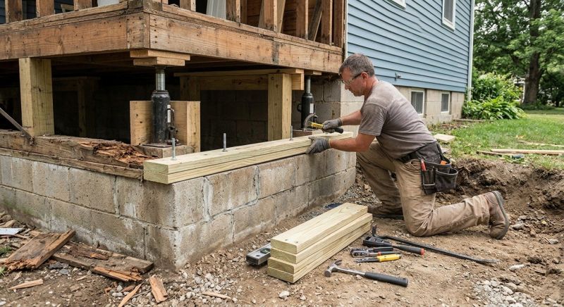 Slab Foundation Repair in Enterprise, AL