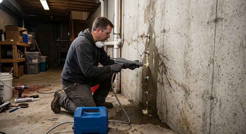 Leaking Foundation Repair